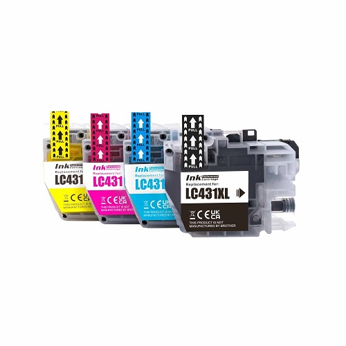 Compatible Brother LC431XL ink cartridges 4 Pack Combo (1BK/1C/1M/1Y)
