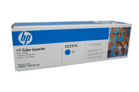 Genuine HP531A Cyan toner cartridge (CC531A)