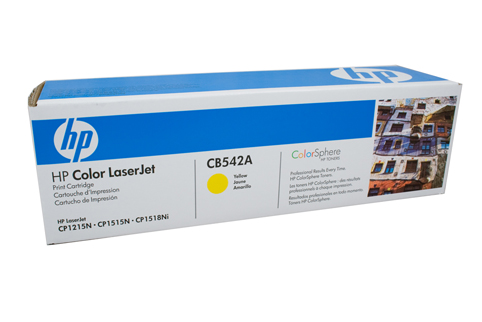 Genuine HP125A Yellow toner cartridge (CC542A)